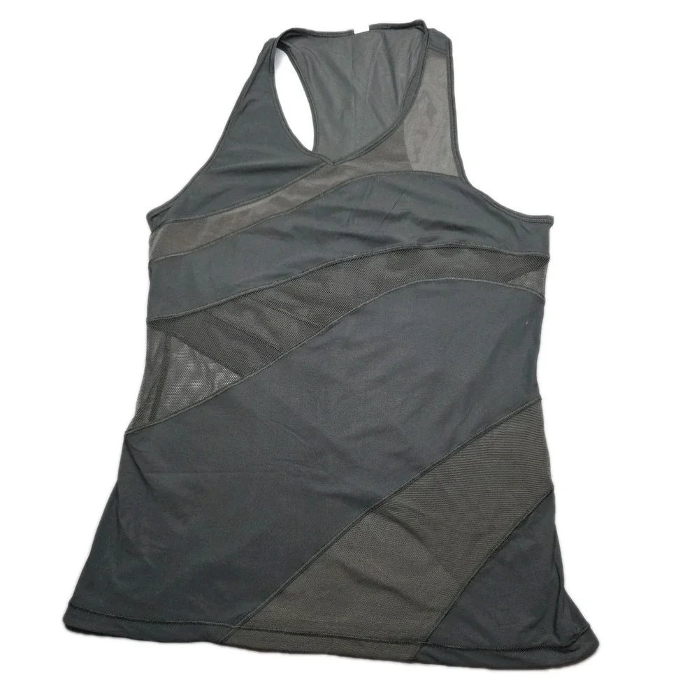 Lululemon Tank Top Womens 6 Black Performance Running Yoga Athleisure Jogging